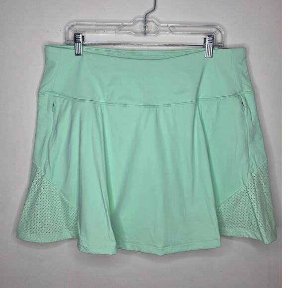 CALIA by Carrie Underwood Pants - NWT CALIA Golf high rise flounce skort skirt - mint tourmaline green - XXL 2XL